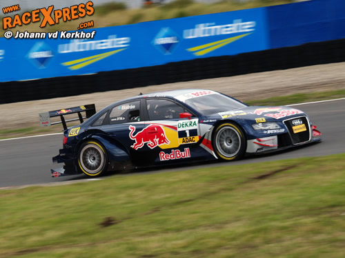 Mattias Ekström superieur naar pole